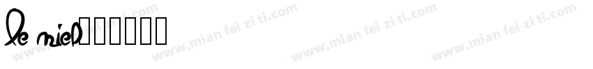 Le miel字体转换